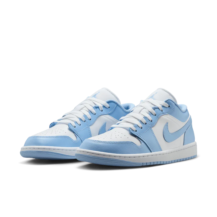 Jordan 1 Low 'White Aluminum' Mujer
