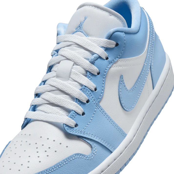 Jordan 1 Low 'White Aluminum' Mujer