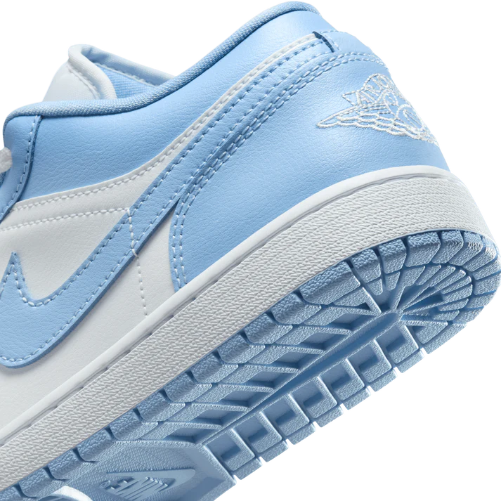 Jordan 1 Low 'White Aluminum' Mujer