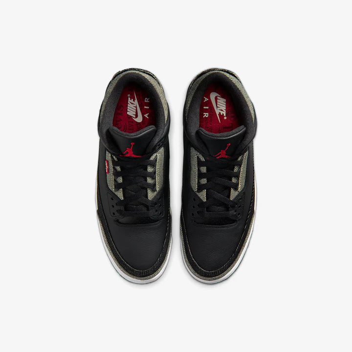 Jordan 3 Retro x Levi's® 'Black'