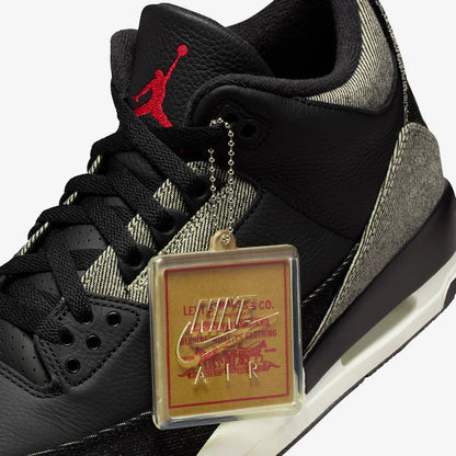 Jordan 3 Retro x Levi's® 'Black'